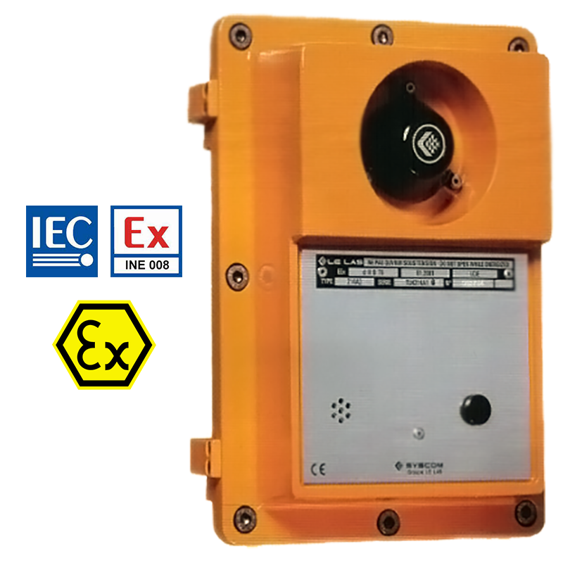 Interphone Atex 1 bouton