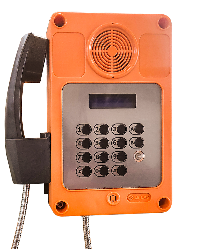 Téléphone industriel composite